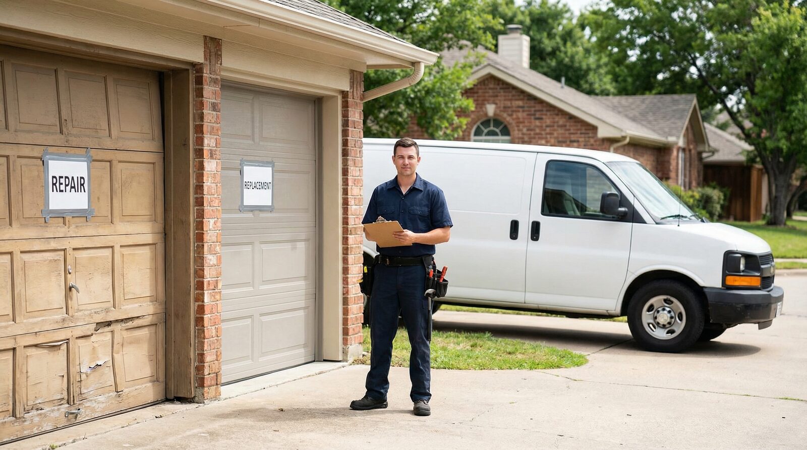 Should you repair or replace your garage door in Philadelphia PA — featured article cover image.