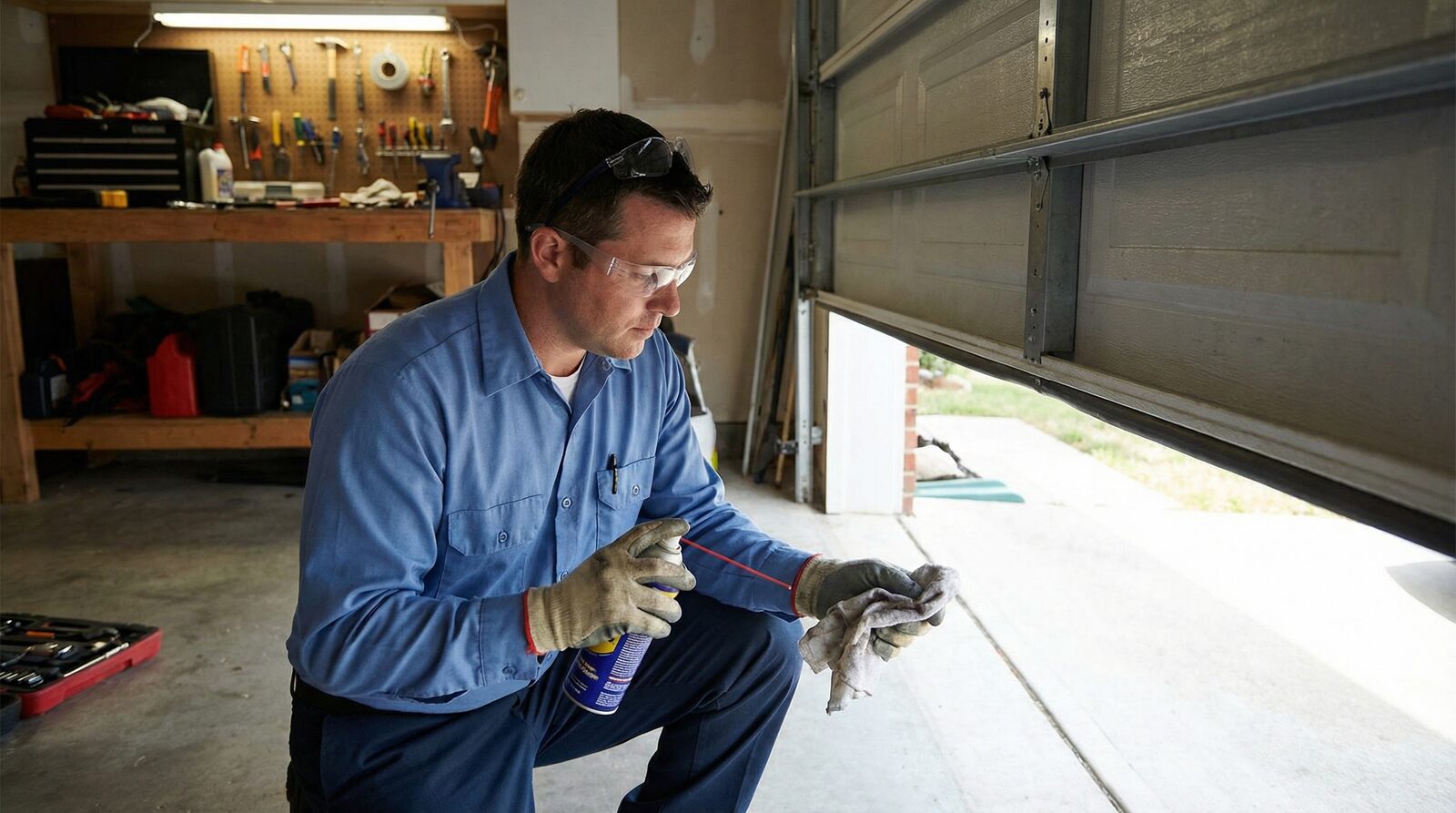 Garage door maintenance service in Norristown