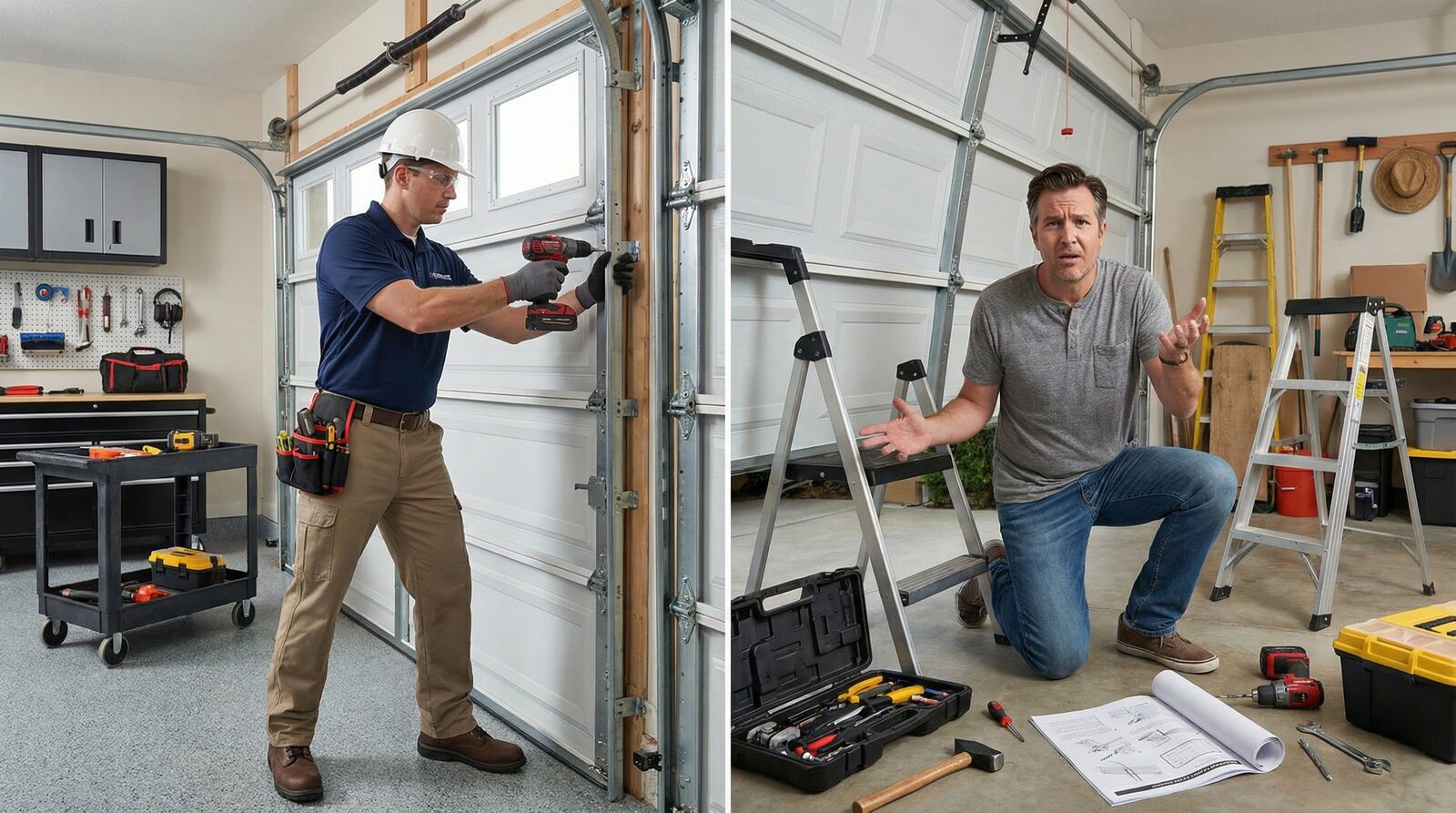 Is Replacing a Garage Door Easy? DIY vs Professional Installation Guide — featured article cover image.