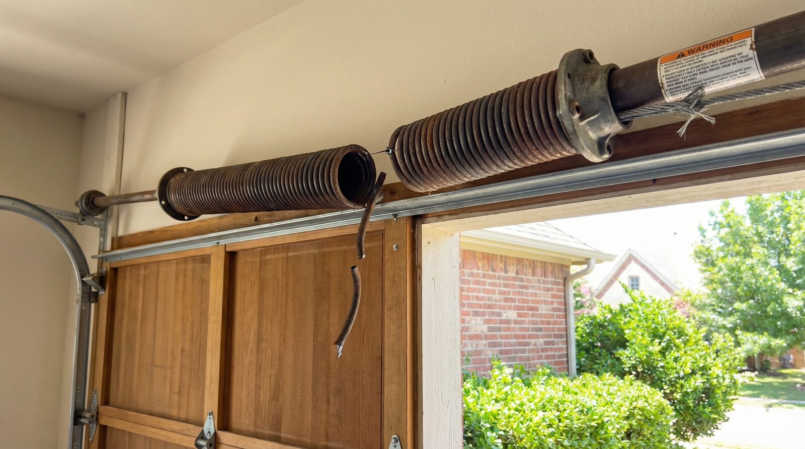 Can You Manually Open a Garage Door with a Broken Spring in Wayne PA — featured article cover image.