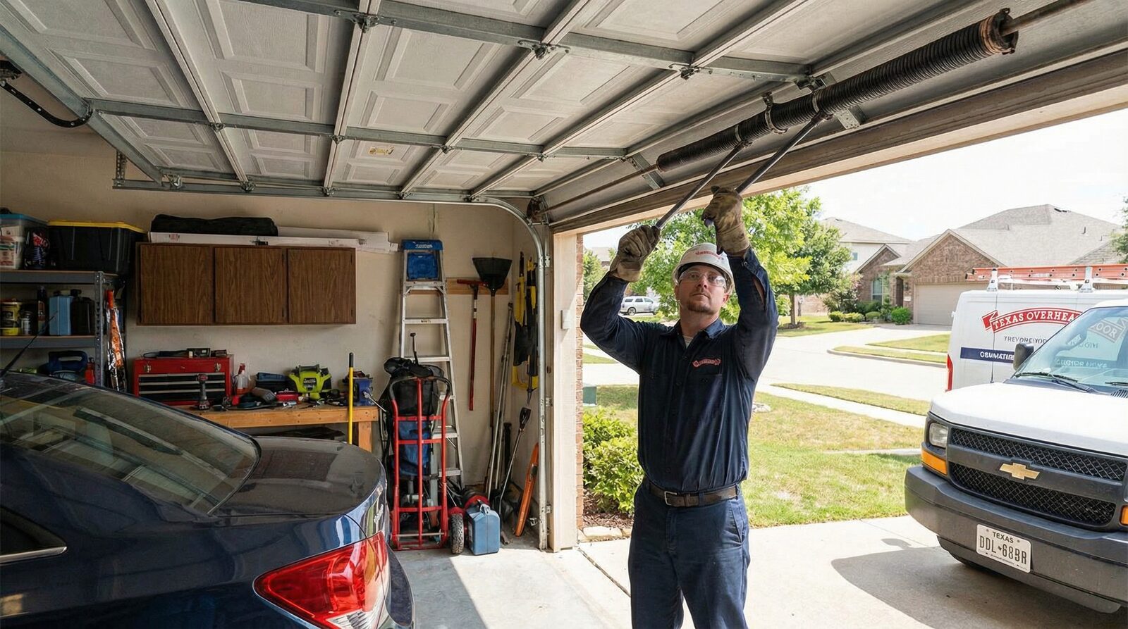Should I replace my garage door spring myself in Upper Darby PA — featured article cover image.
