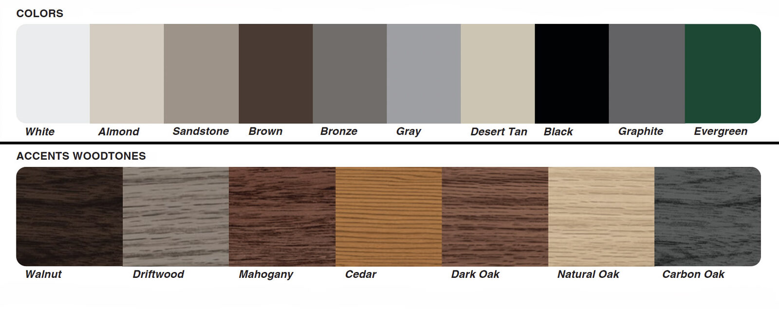 Garage door colors and woodtones