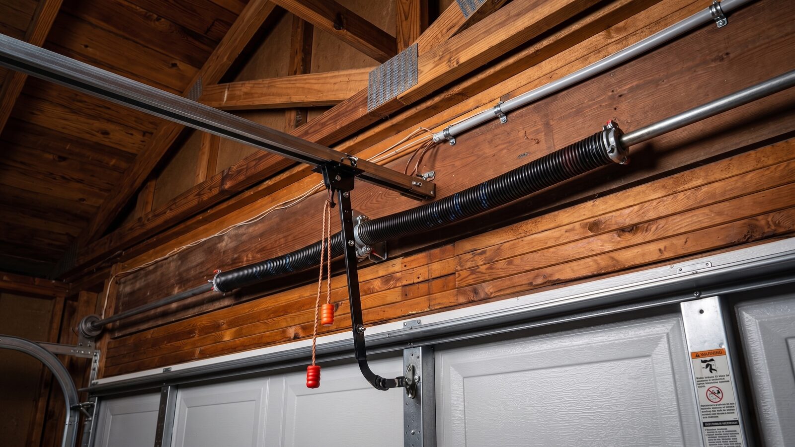Garage door spring repair